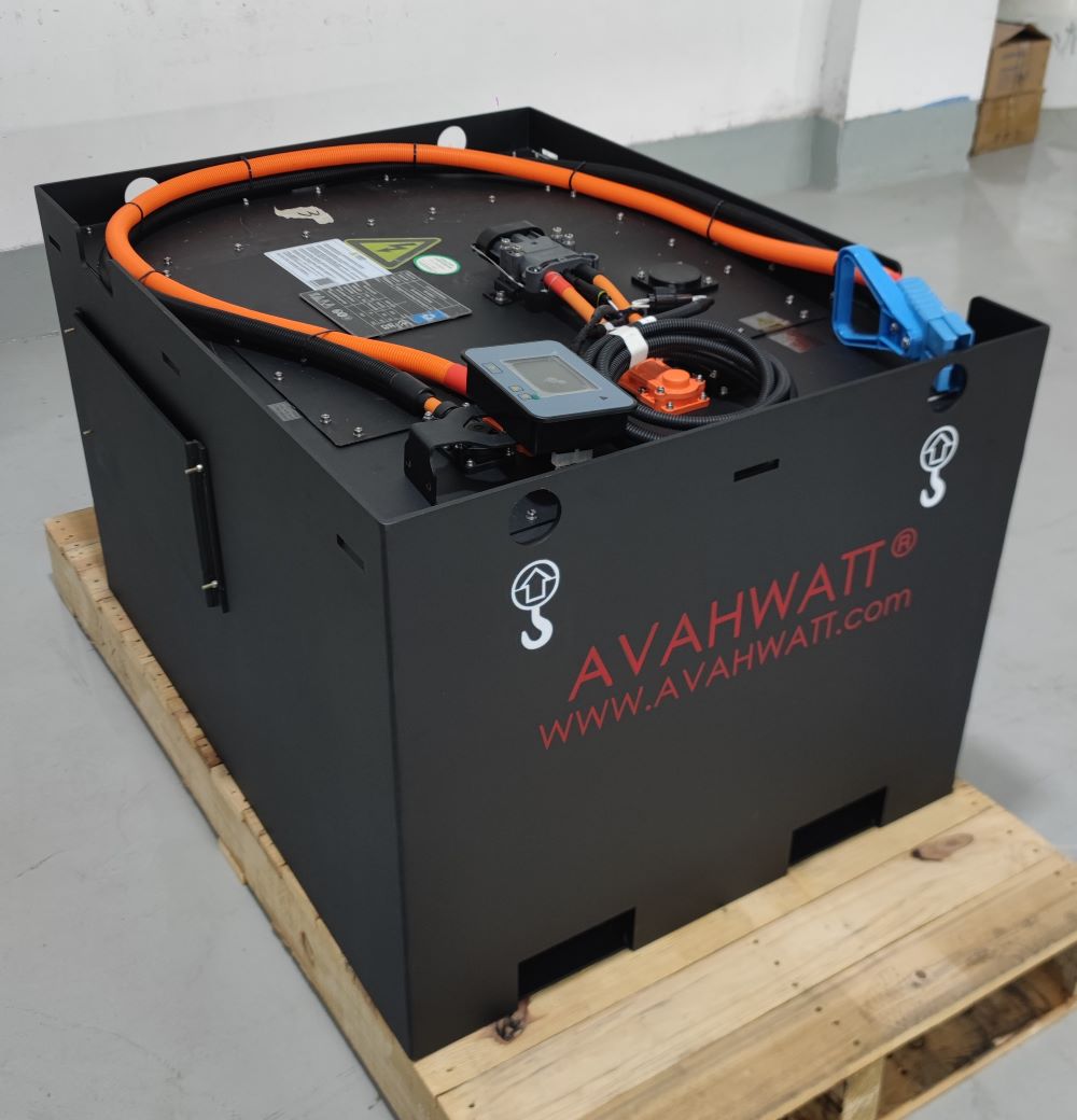 Electric forklift lithium battery